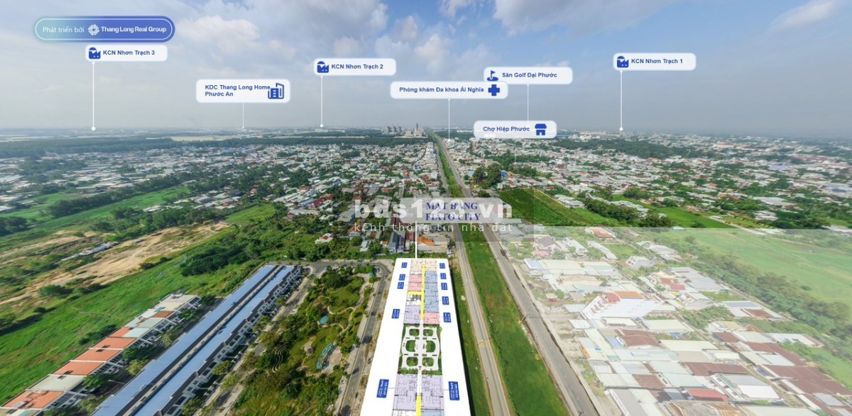 Dự án sốt dẻo ở Nhơn Trạch ĐN chỉ 8tr/tháng không lãi suất