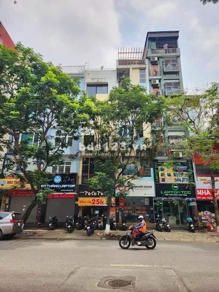 Mặt phố Trần Quốc Hoàn 55M2 - 6 tầng thang máy - Kinh doanh vỉa hè 6M - Cho thuê 50 triệu/ tháng