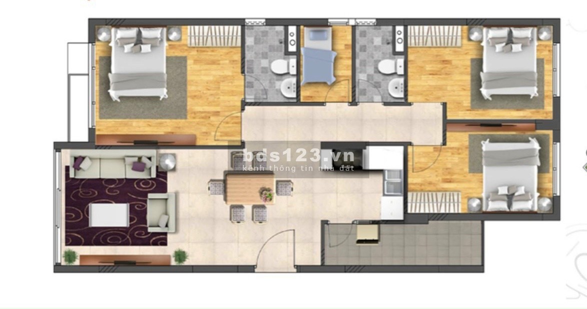 Bán căn hộ 95m2 tầng 11 khu RuBy Celadon City ngay Aeon Tân Phú