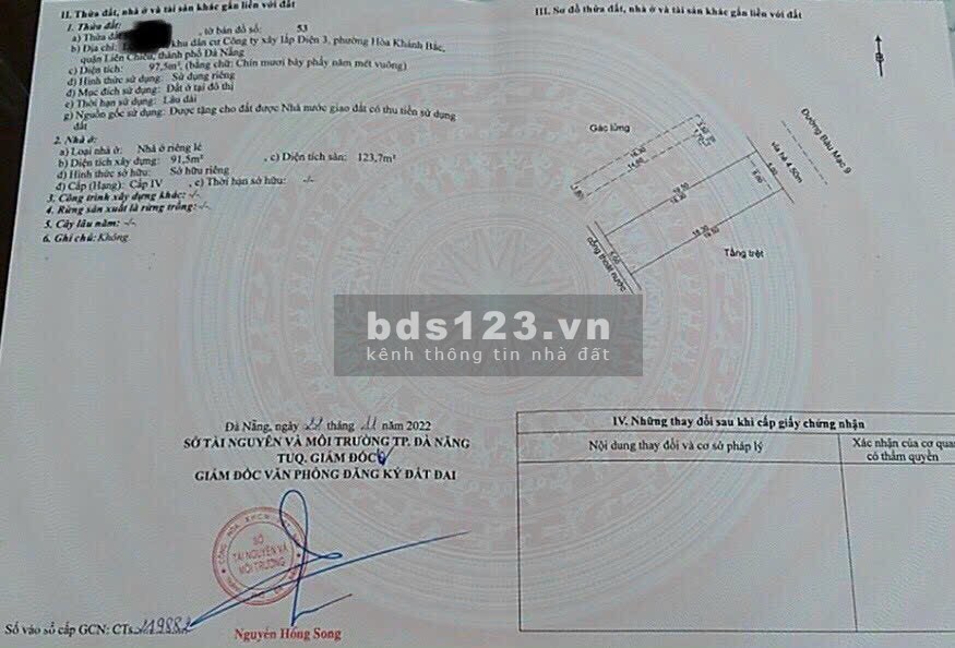 Càn bán dãy trọ 4 phòng - đường 7m5 - Bàu Mạc 9