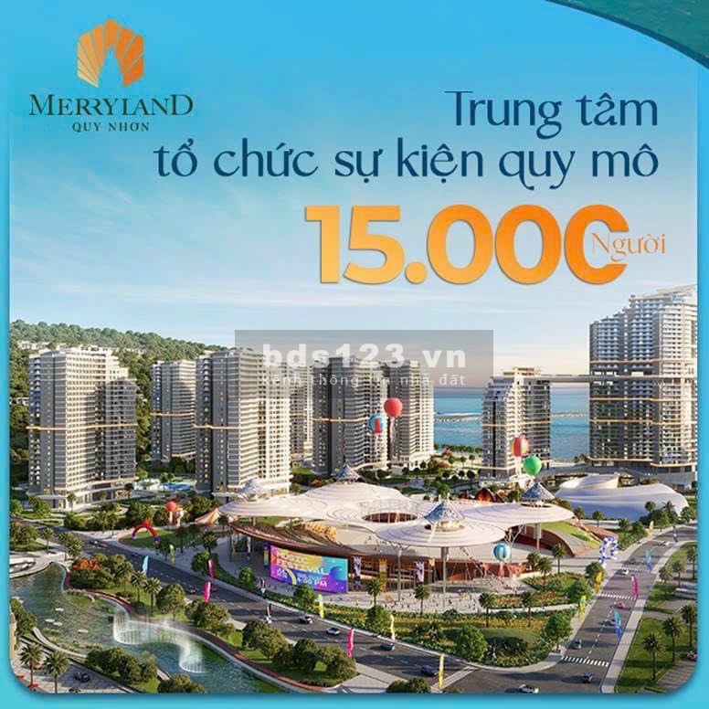 Căn hộ mặt tiền biển chỉ 190 triệu sỡ hữu chuỗi tiện ích 5 sao MerryLand Hưng Thịnh PKD 0898113938