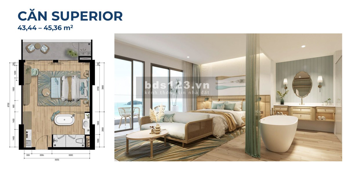Căn Hộ Biển liền kề trung tâm thành phố độc nhất việt nam gia chỉ 1.2 tỷ/căn