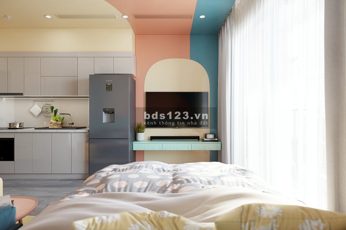 Chính chủ bán nhanh căn hộ Studio phân khu Zenpark setup full đồ đẹp