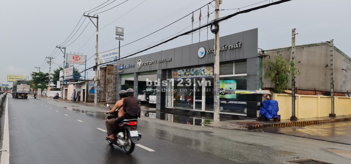 Bán nhà xưởng 1,247m2 mặt tiền quốc lộ 1 a, An Phú Đông, q12, hcm