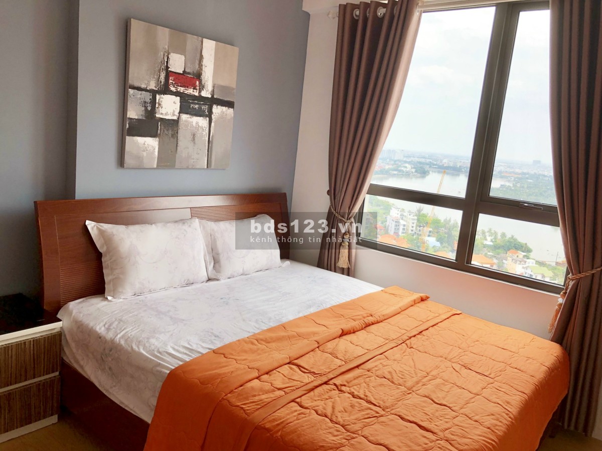 Cho thuê căn hộ Masteri Thảo Điền 72M2 2PN full NT 22TR view sông nhà đẹp