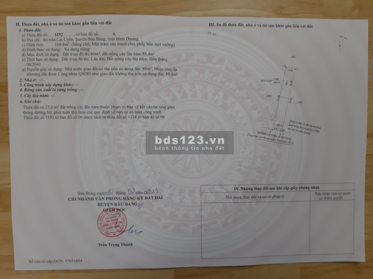 Bán đất có sổ ở đô thị, ngay KCN lớn nhất Bình Dương, giá 450 triệu/ nền thổ cư, cho trả góp 2 năm