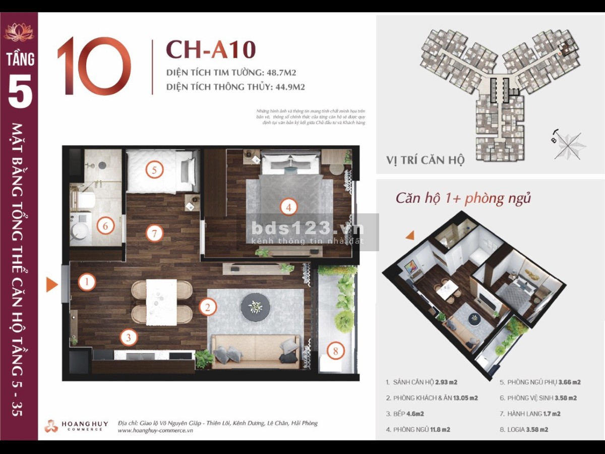 Sở hữu căn hộ toà nhà Hoàng Huy Commerce sáng nhất thành phố chưa từng dễ đến thế. LH: 0783.599.666