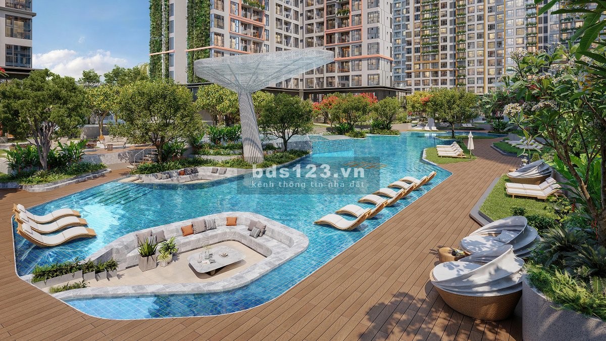 căn hộ khép kín đẳng cấp Lumiere Boulevard kiến trúc xanh lớn nhất Tp Hồ Chí Minh