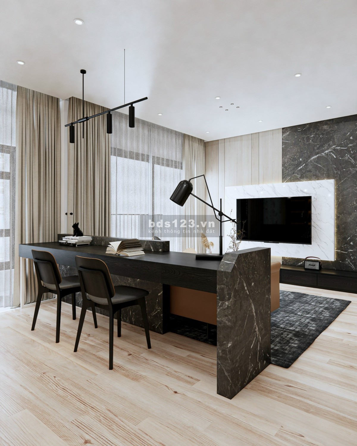Bán căn hộ 110M 3pn+1 TONKIN T22 Vinhomes Smart City view nội khu bể bơi