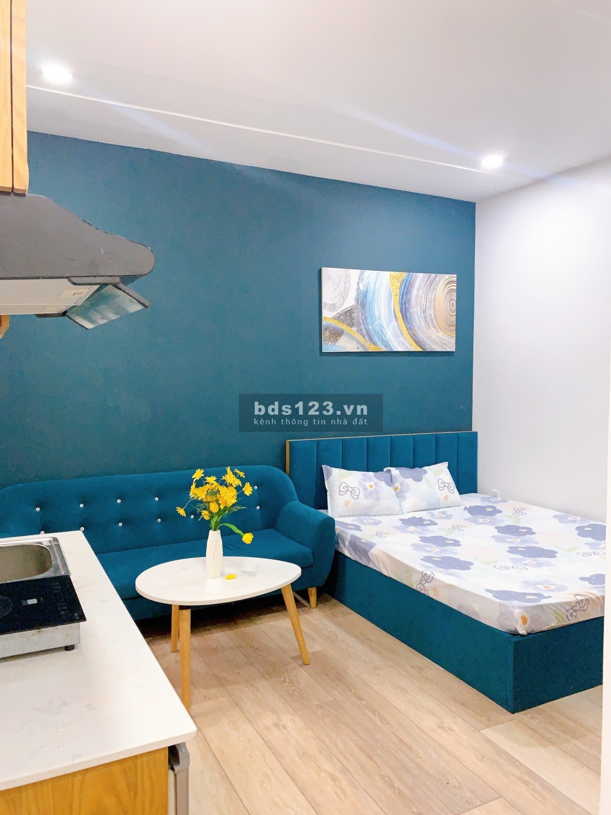 Studio full nội thất trong khu dân cư Trung Sơn sát quận 7. Cách Lotte 5p đi xe