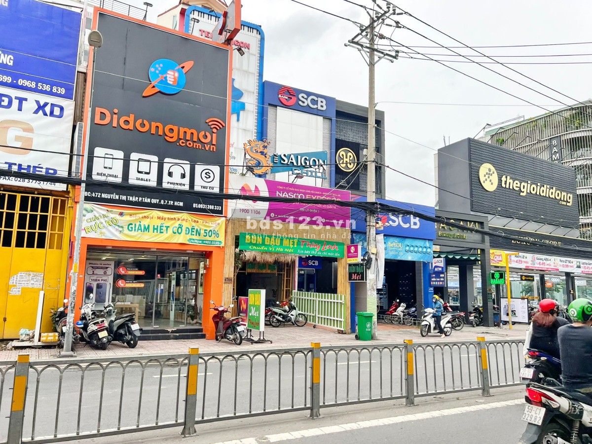 Cho thuê tòa nhà 9 tầng mặt tiền Nguyễn Thị Thập, Q7
