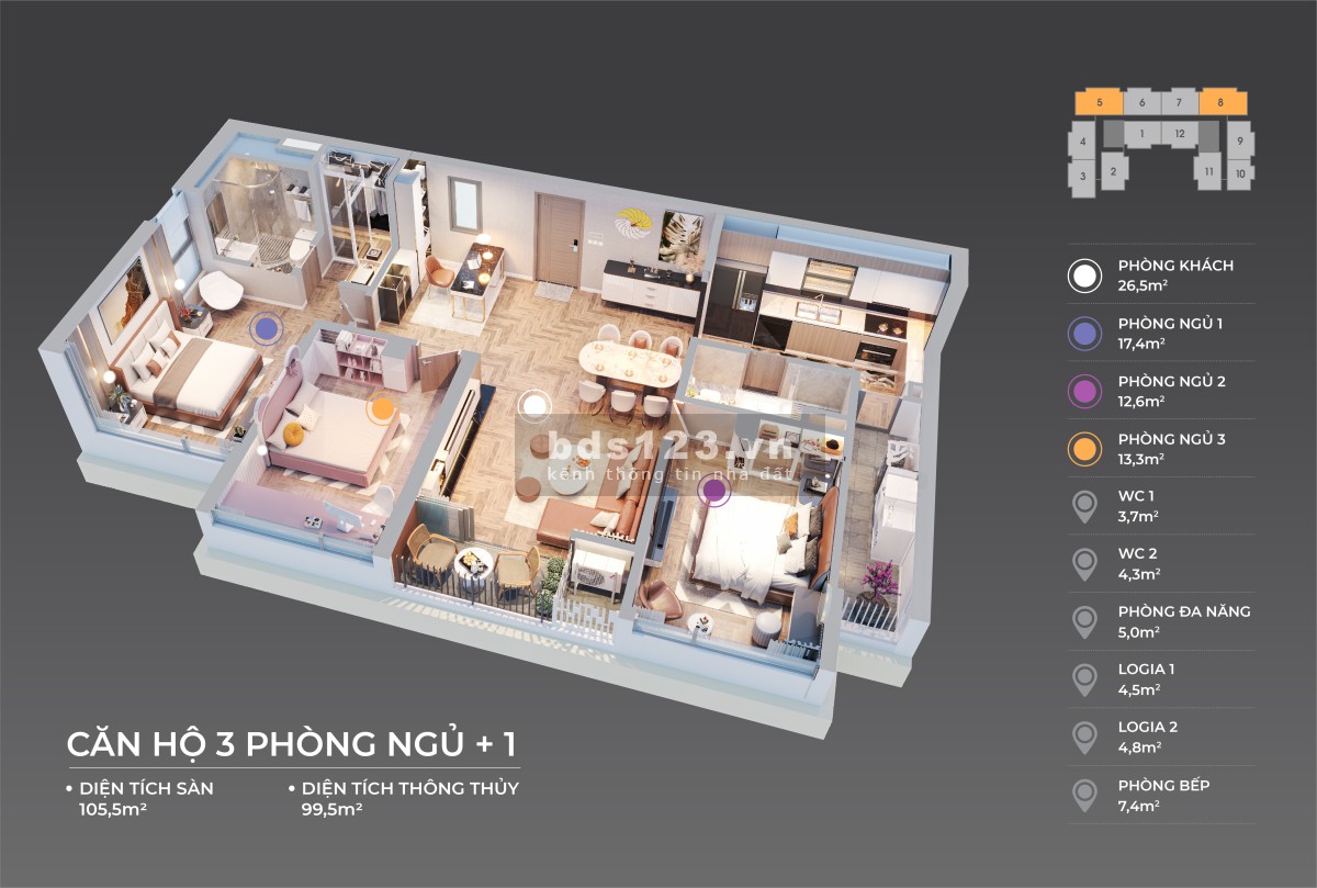 Bán căn hộ cao cấp The Sang Residence, mô hình sống mới, tiện ích đẳng cấp, công nghệ hiện đại