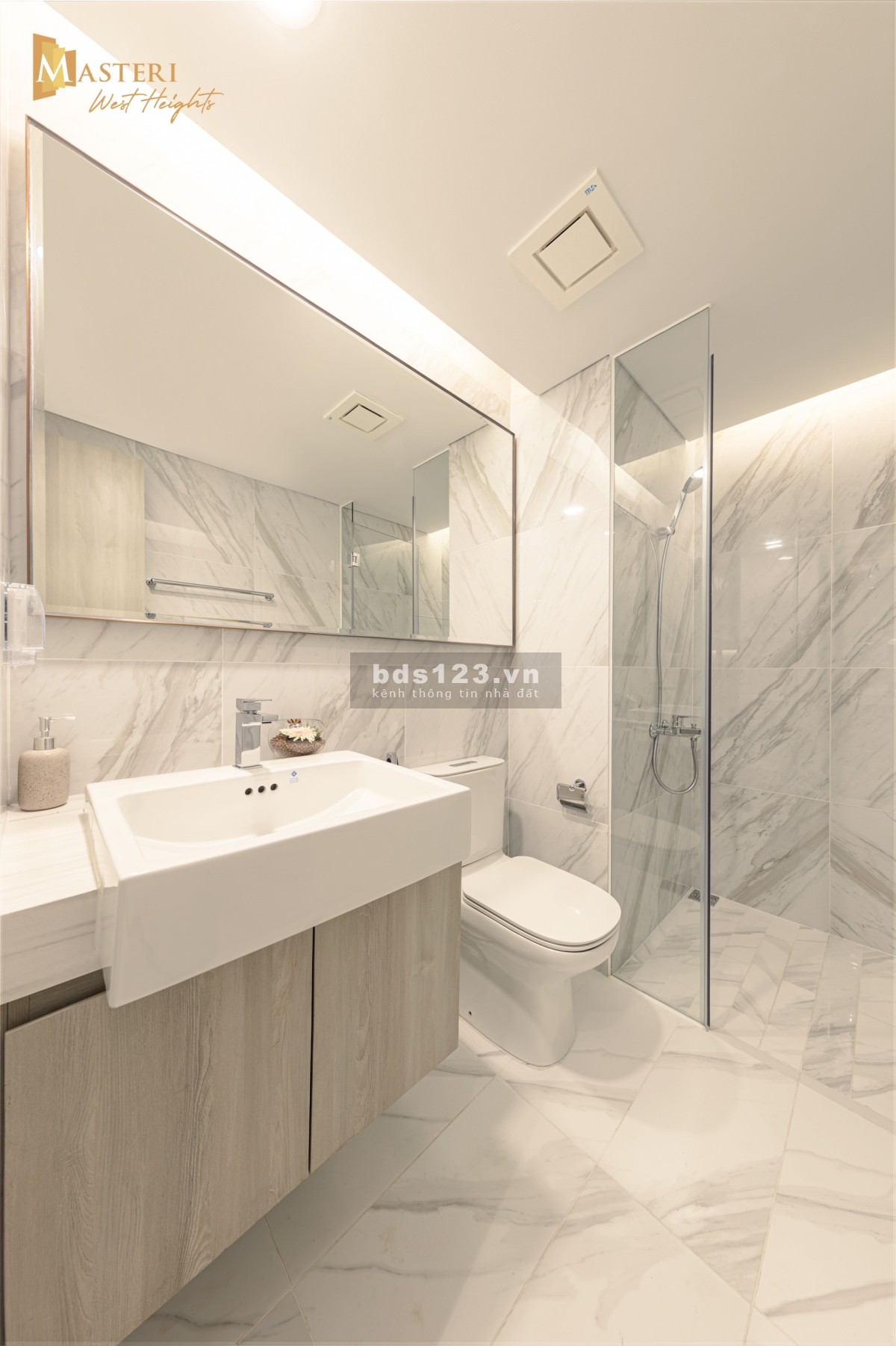 Bán căn hộ 1N+1 loại 51m tòa B Masteri view nội khu siêu đẹp Vinhomes Smart City giá 2,6 tỷ