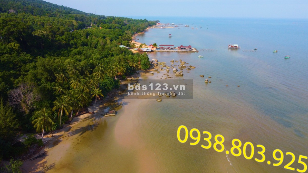 Bán 4000m2 đất mặt tiền và biển hàm ninh phú quốc - 0938 803 925