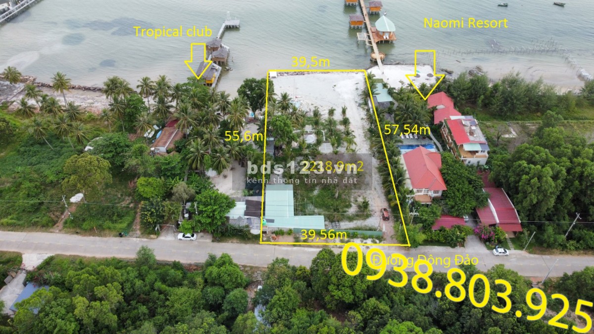 Bán đất xây resort 2218.9m2 Cây Sao Hàm Ninh Phú Quốc. 0938 803 925