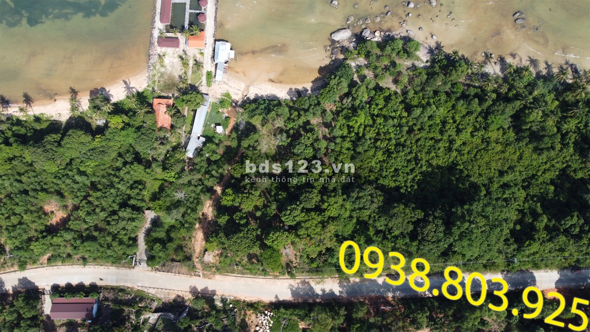 Bán 5730 m2 đất mặt tiền mặt biển Cây Sao, xã Hàm Ninh xây resort 0938 803 925