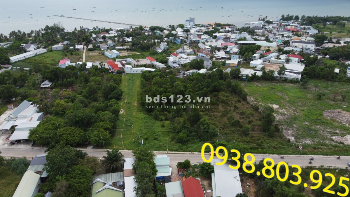 Bán 6000 m2 - 8,5 triệu/m2 đất mặt tiền rạch hàm hàm ninh 0938 803 925
