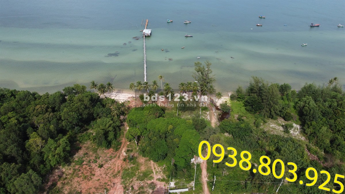 Bán đất 1303 m2 đất mặt tiền mặt biển Cây Sao, xã Hàm Ninh, Phú Quốc 0938 803 925