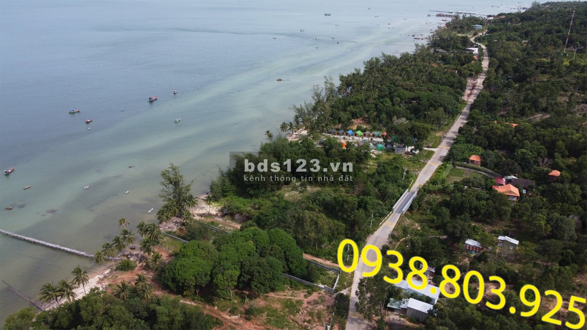 Bán đất 1303 m2 đất mặt tiền mặt biển Cây Sao, xã Hàm Ninh, Phú Quốc 0938 803 925