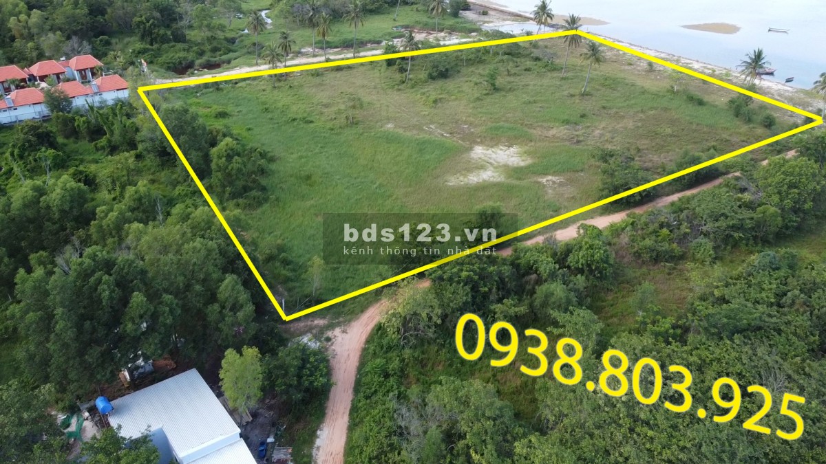 Bán đất 10000 m2 - 10 triệu/m2 mặt biển Cây Sao Hàm Ninh Phú Quốc. 0938 803 925
