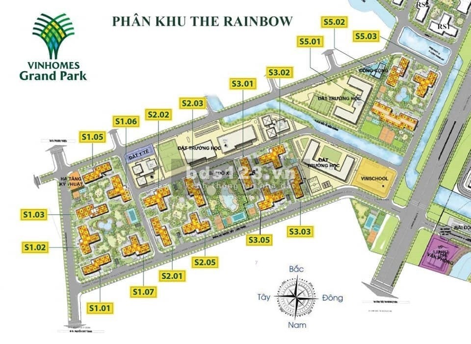 Giỏ hàng khách gửi bán Căn hộ Rainbow Vinhomes Grand Park