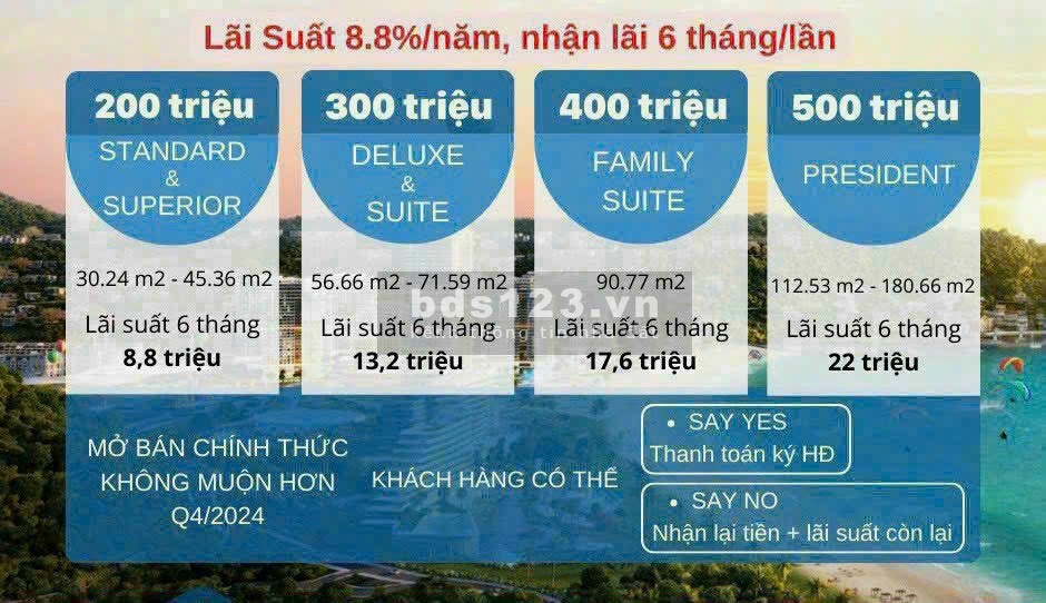 Bán căn hộ biển tại bán đảo Hải Giang Merry Home Quy Nhơn chỉ 20 triệu PKD 0898113938