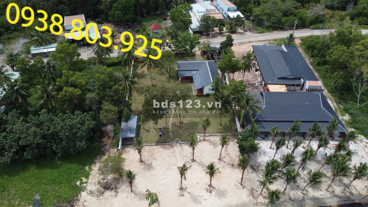 Bán đất 1500 m2 - 37 tỷ đất mặt tiền lộ mặt biển tặng biệt thự Hàm Ninh 0938 803 925
