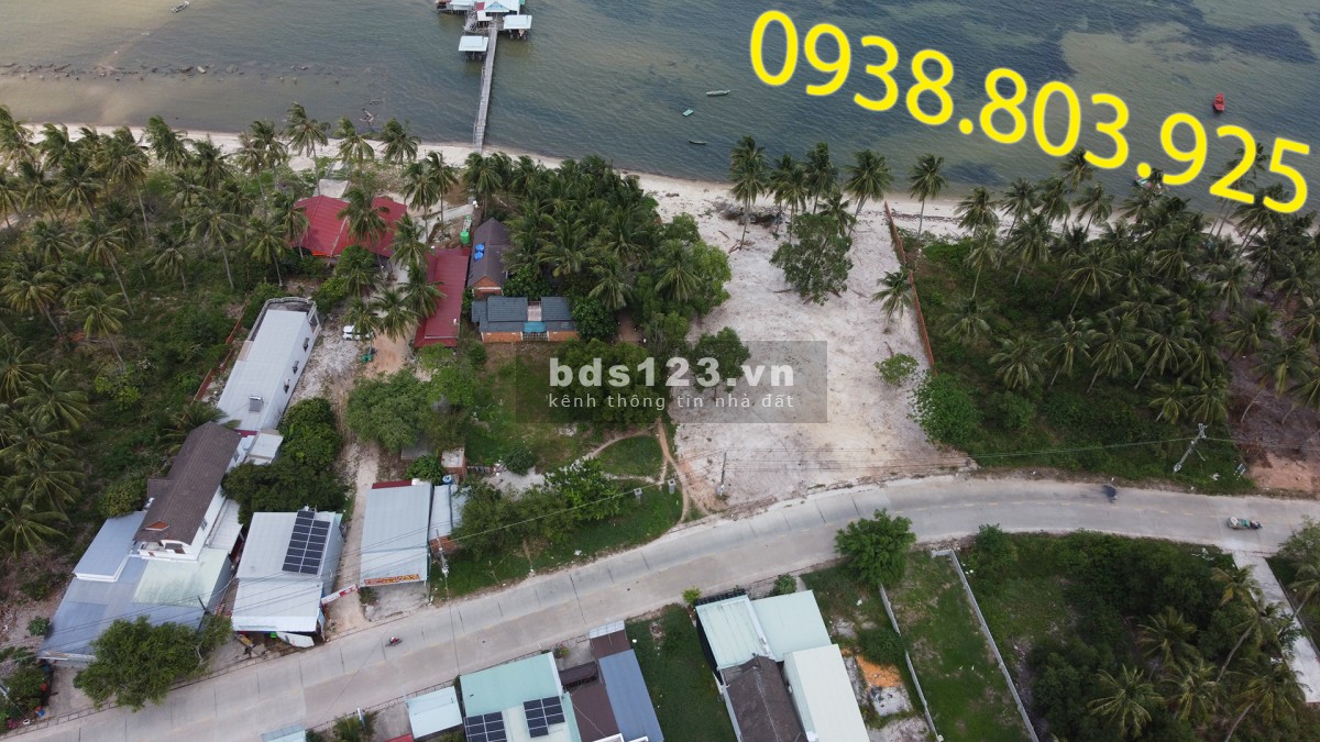Bán đất 500m2 - 11,5 Tỷ đất mặt tiền mặt biển hàm ninh phú quốc 0938 803 925