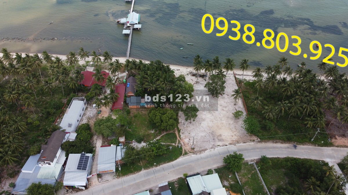 Bán đất 500m2 - 11,5 Tỷ đất mặt tiền mặt biển hàm ninh phú quốc 0938 803 925
