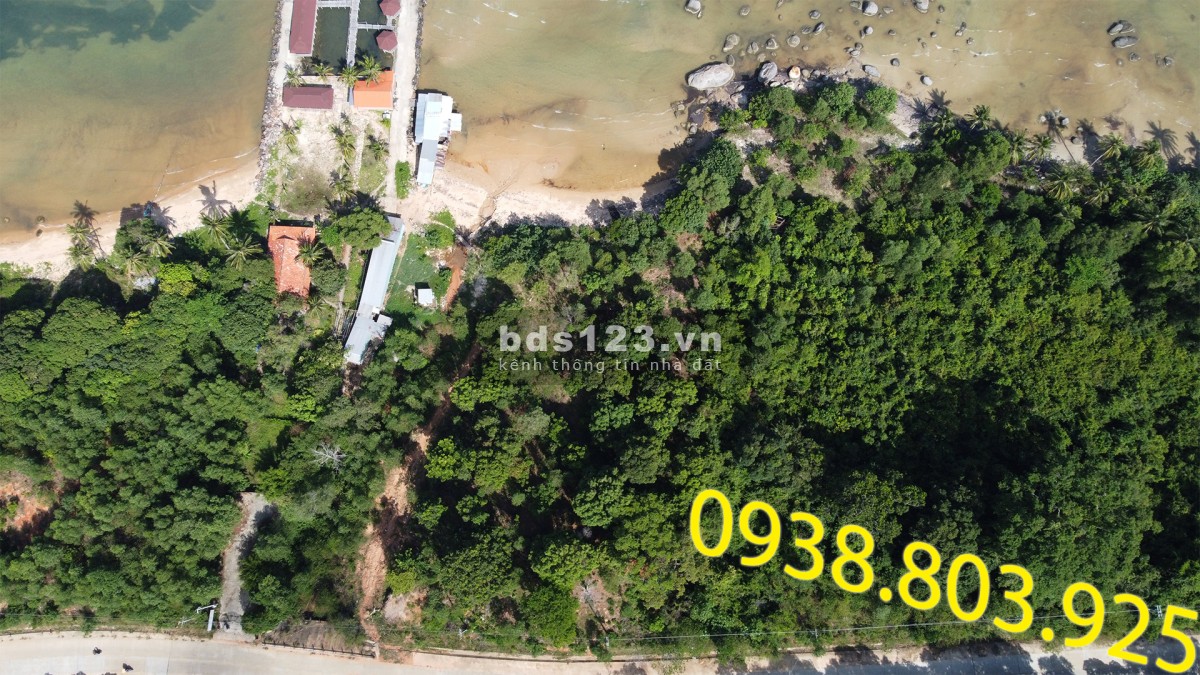 Bán 5730 m2 đất mặt tiền mặt biển Cây Sao, xã Hàm Ninh xây resort 0938 803 925
