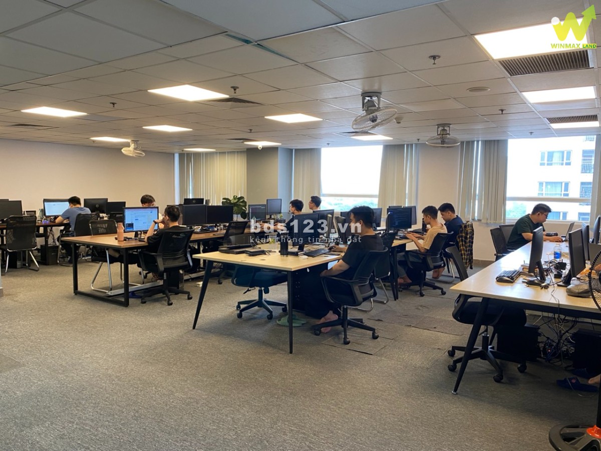 Cho thuê văn phòng tòa Hancorp Trần Đăng Ninh view hồ diện tích 380m2 - 425m2 giá 300k/m2