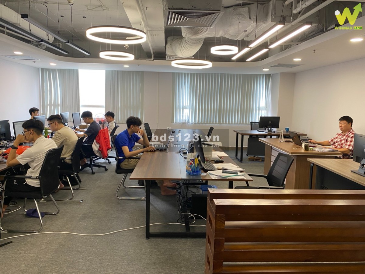 Cho thuê văn phòng tòa Hancorp Trần Đăng Ninh view hồ diện tích 380m2 - 425m2 giá 300k/m2
