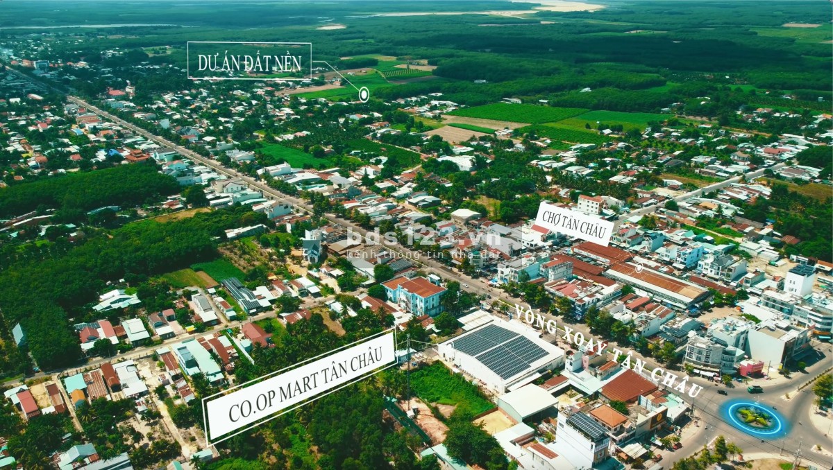 Đất đô thị đẹp nhất khu vực tại Thị trấn Tân Châu - Tây ninh