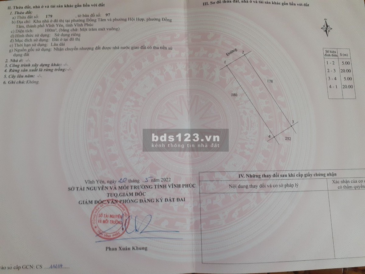 Bán lô P12 KĐT Center City, Đồng Tâm, Vĩnh Yên