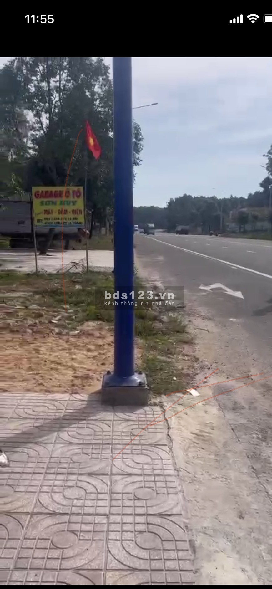 Bán nhà 1 trệt 1 lầu mới xây kiên cố, mặt tiền buôn bán đường nhựa Nk13( 35m) , Bến Cát , Bình Dương