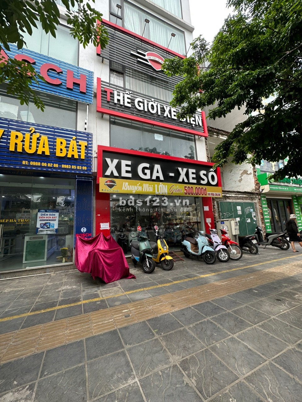 Cho thuê cửa hàng (tầng 1 + 2) 125 Minh Khai, Hai Bà Trưng, Hà Nội