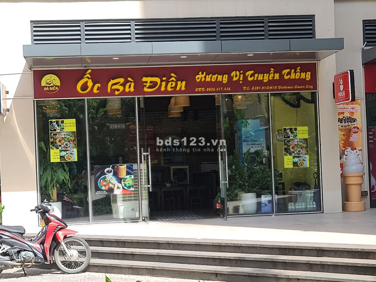 Bán nhanh Shop chân đế vị trí đẹp nằm giữa 2 sảnh đang cho thuê 60tr/th dự án Vinhomes Smart City