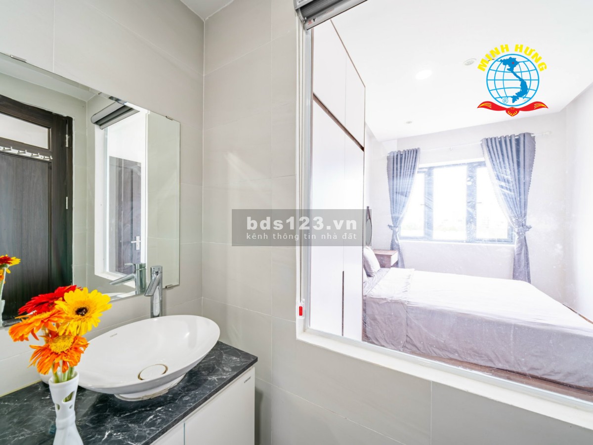 Cho thuê căn hộ cao cấp - 1 phòng ngủ siêu xinh - Ban công thoáng mát