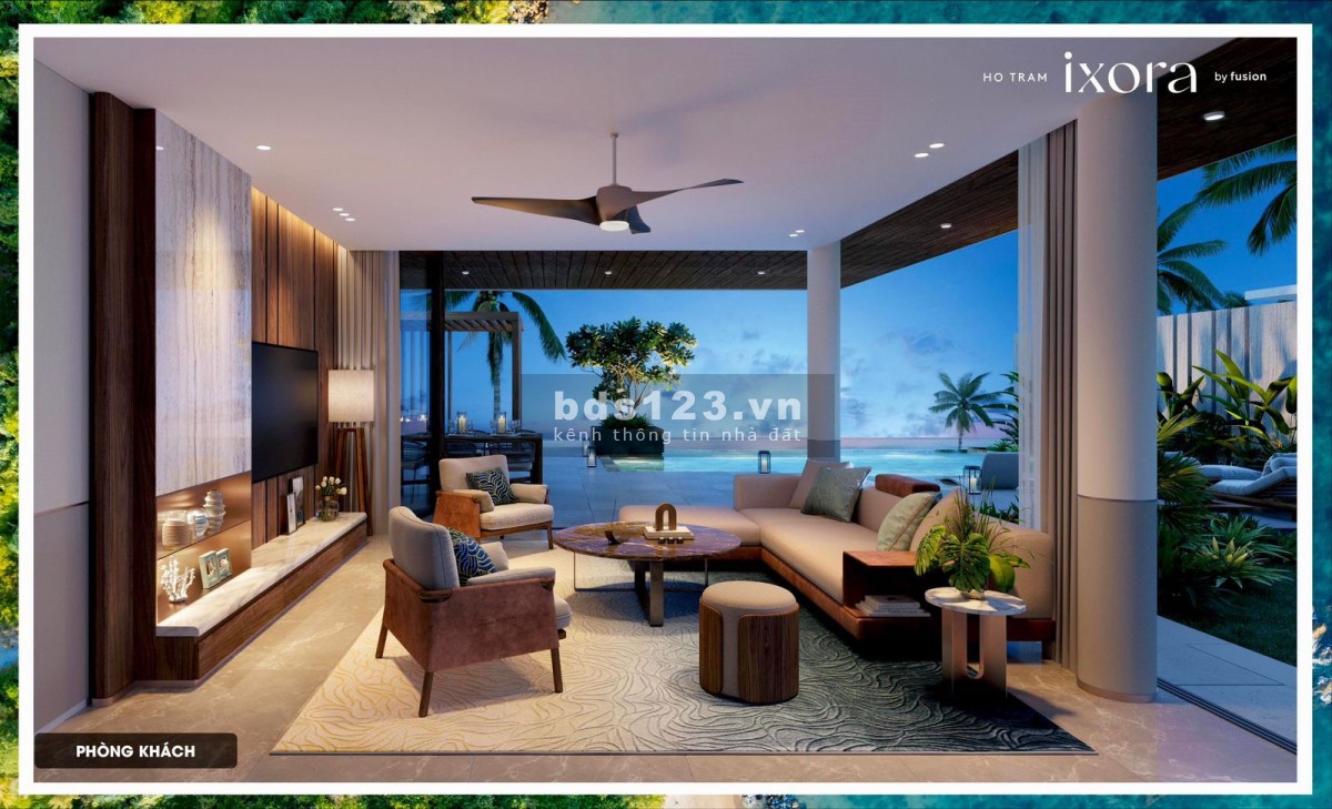 Bán biệt thự MT biển Hồ Tràm, linh hoạt giữ lại và tham gia CTCT 558.8m2 từ 58,6tỷ Ixora Hồ Tràm