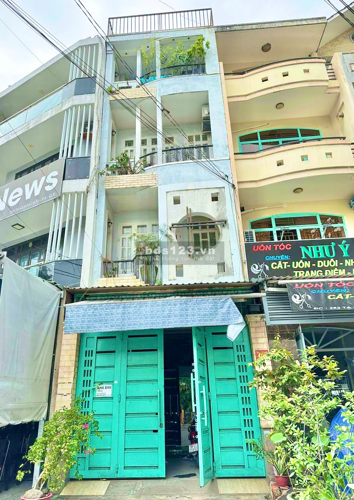 Nhà mặt tiền Tạ Quang Bửu 25m, vỉa hè rộng 8m