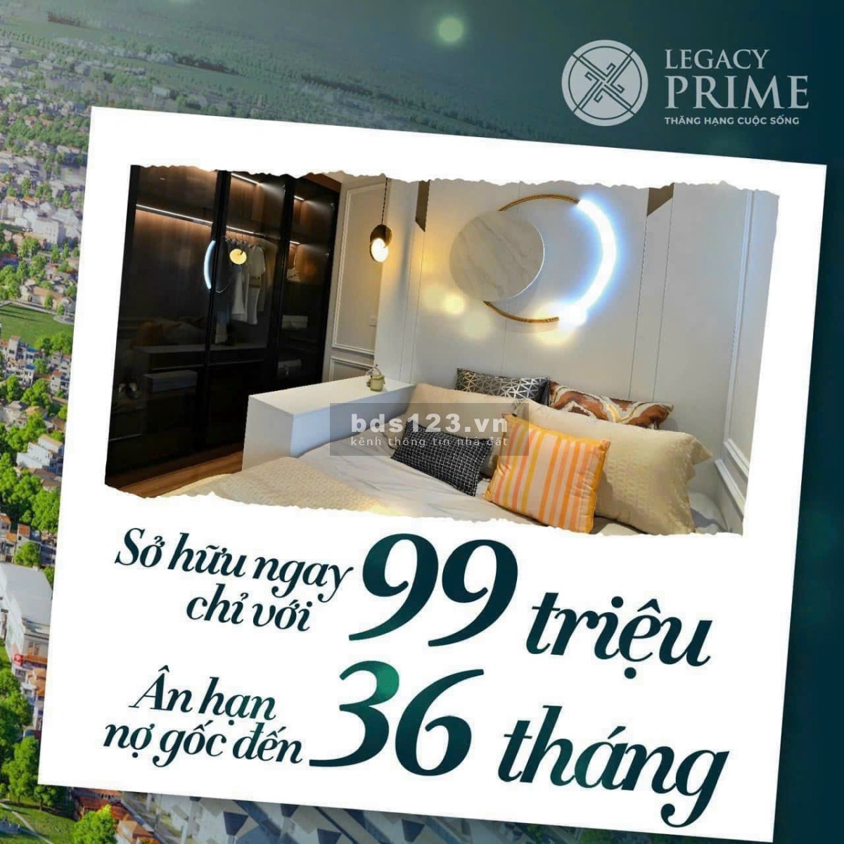 Bán căn hộ Legacy Prime ngay Aeon Mall Bình Dương, hỗ trợ vay ngân hàng
