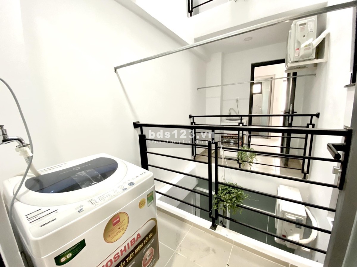 Phòng Studio Võ Duy Ninh, Bình Thạnh phòng đẹp thoáng máy giặt riêng