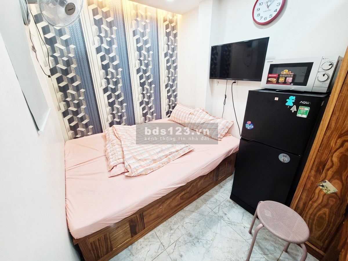 Phòng trọ quận 3 cho thuê đường Trần Văn Đang full nội thất