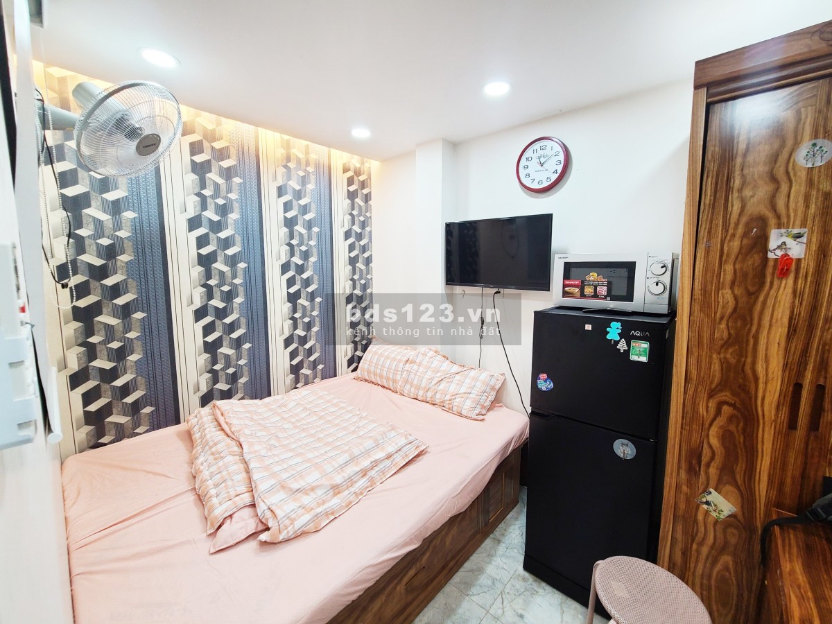 Phòng trọ quận 3 cho thuê đường Trần Văn Đang full nội thất