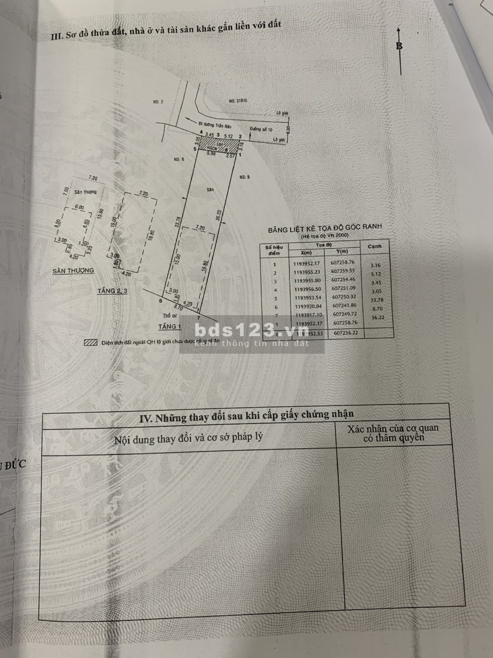 Trước bán 52tỷ, nay "giảm sâu" còn 44 tỷ, Căn nhà gần 300m2 cách đường Trần Não 500m