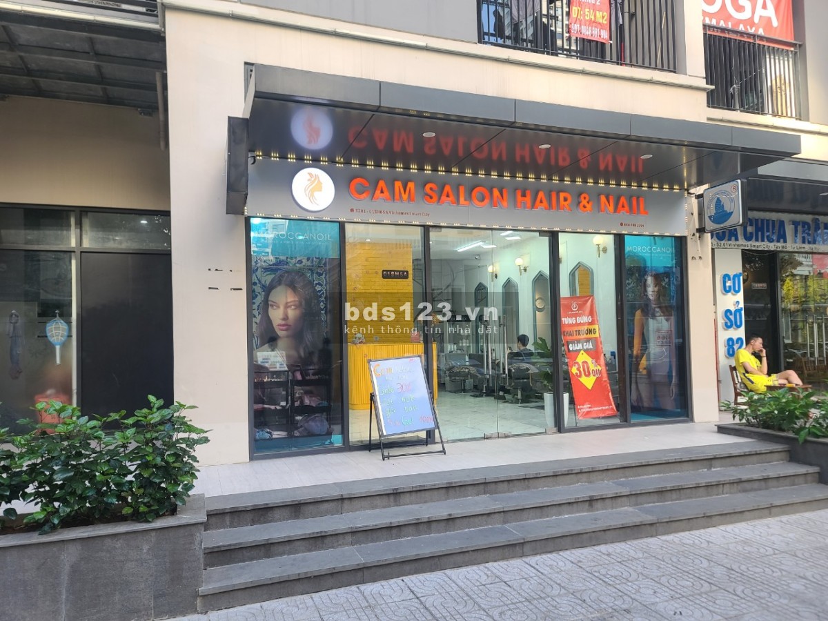 Cho thuê Shop chân đế vinhomes Smart City vị trí sát sảnh toà 1200 căn hộ dự án Vinhomes Smart City
