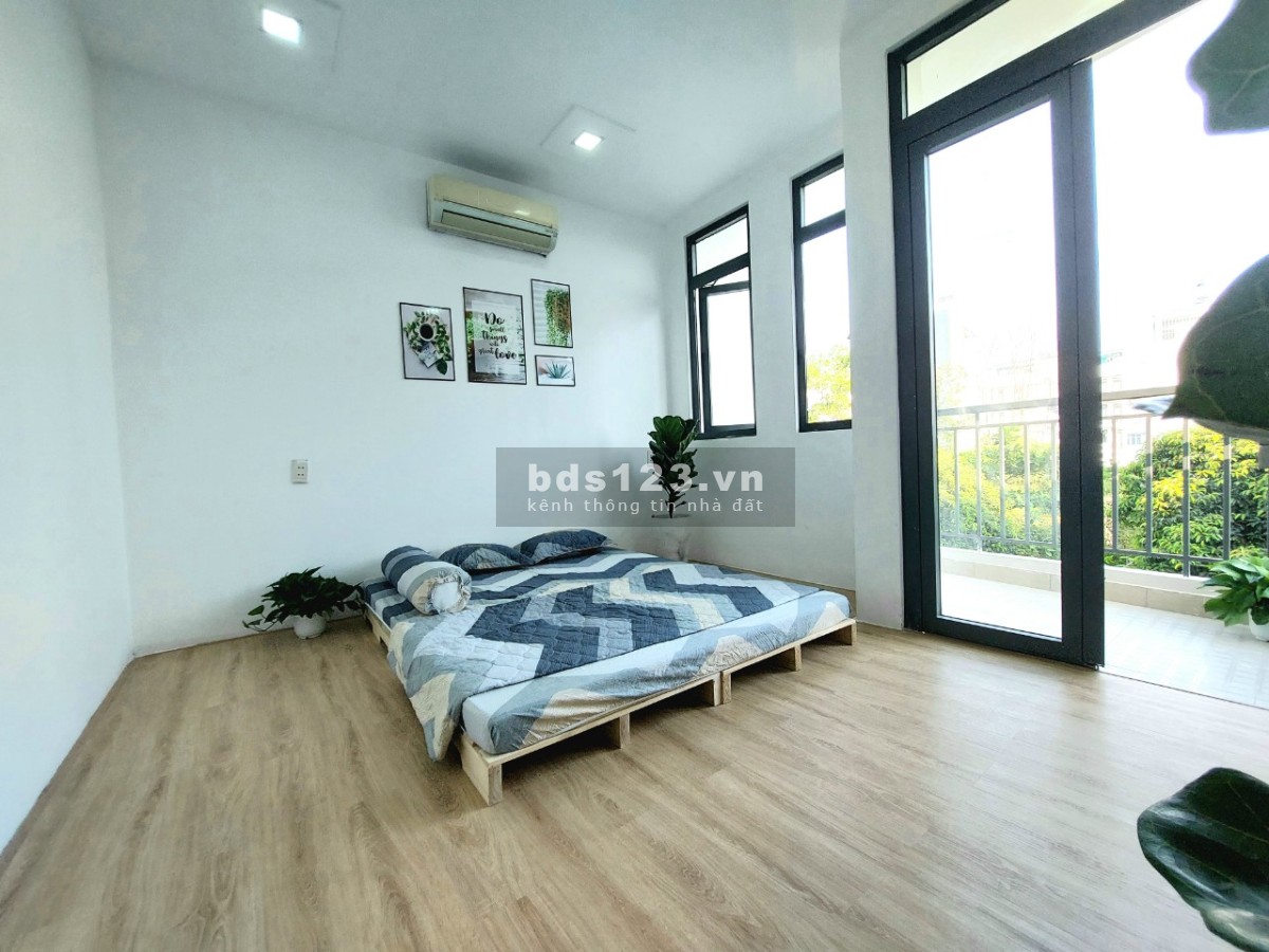 Phòng cho thuê giá rẻ ban công - full nội thất ngay chợ An Nhơn, Lê Đức Thọ