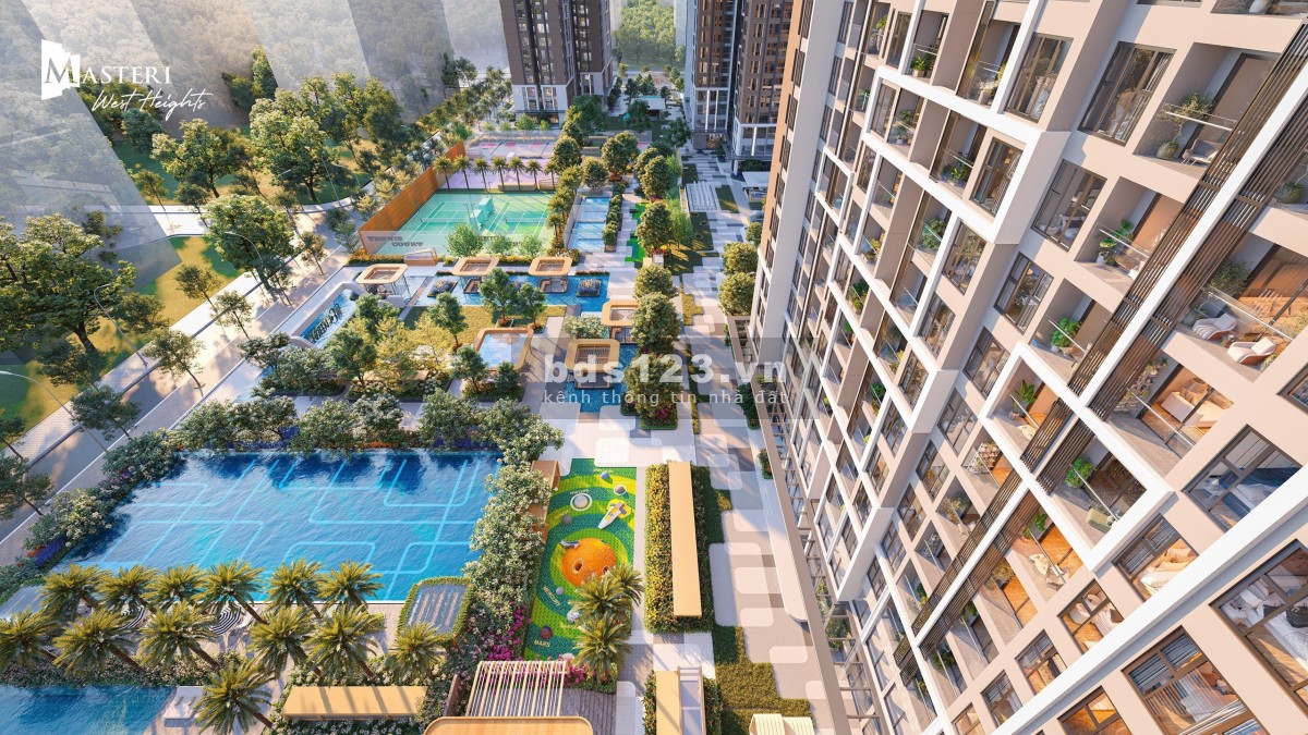 Bán căn hộ Masteri Nam từ liêm, Studio, view hồ bơi giá gốc CĐT