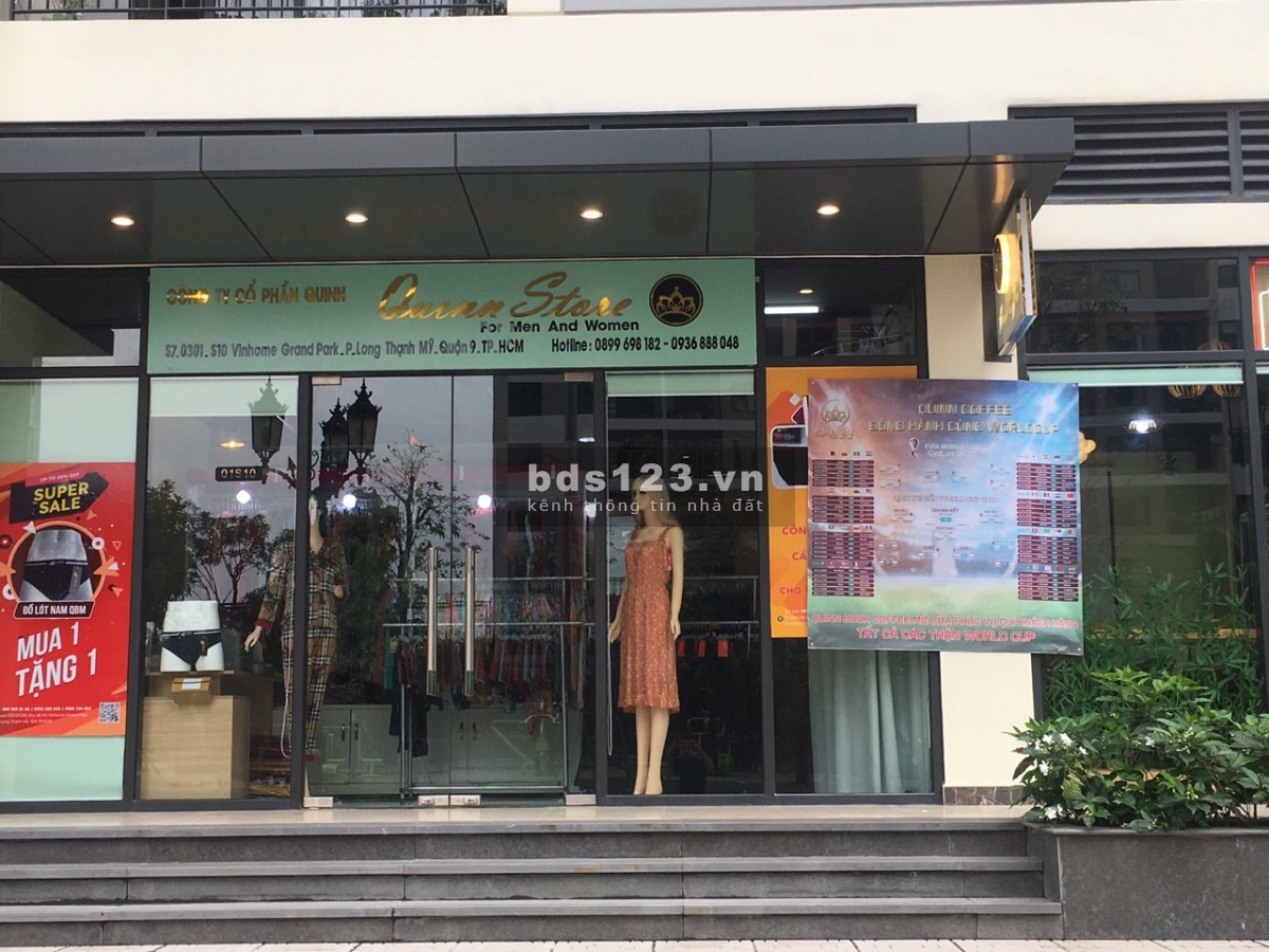 Ngộp bank bán lỗ 2 tỷ căn shophouse 69m2 tại Vinhomes Quận 9