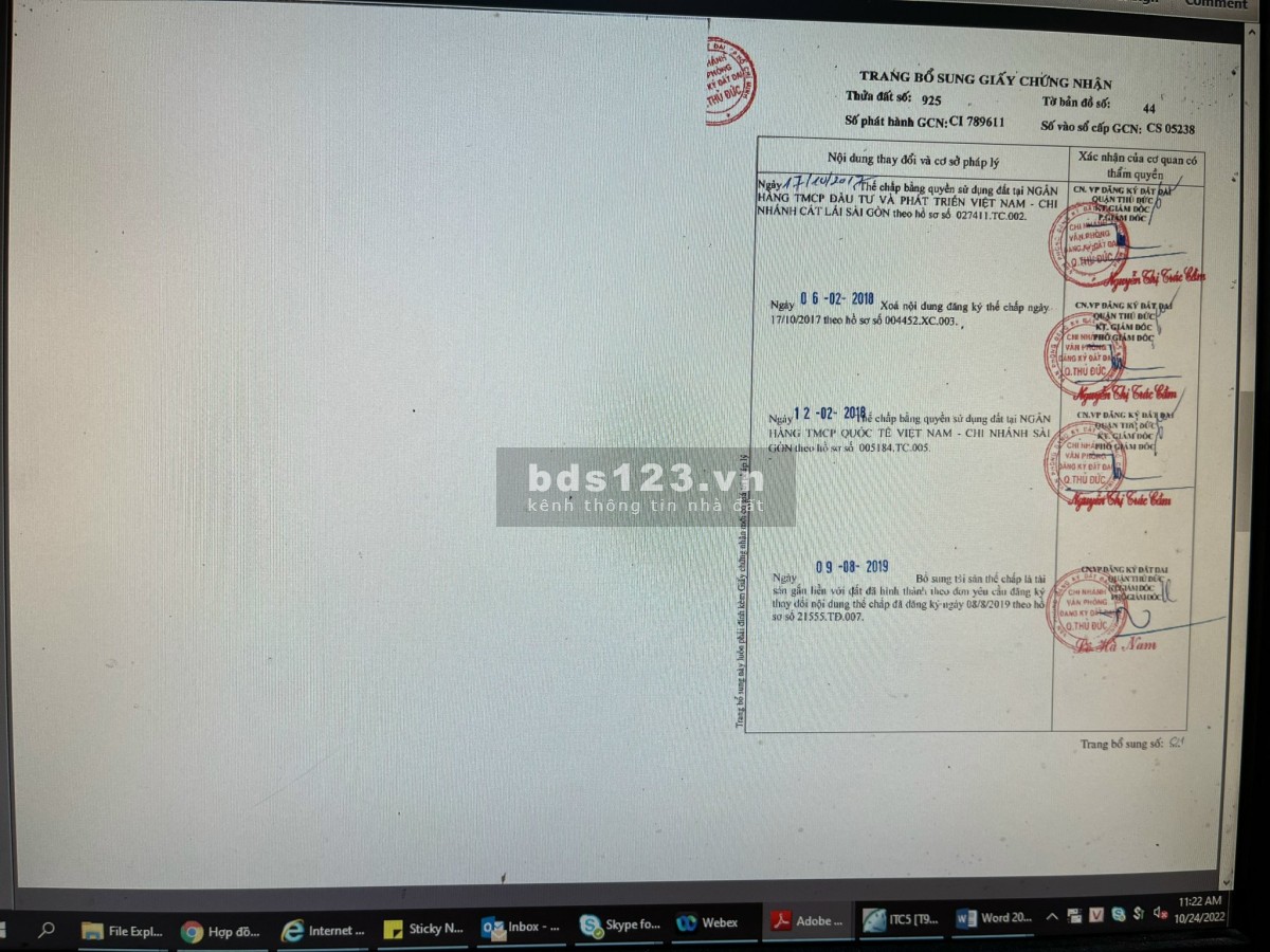 Nhà sổ hồng chính chủ, gia đình có công việc cần bán gấp 12.5 tỷ.....